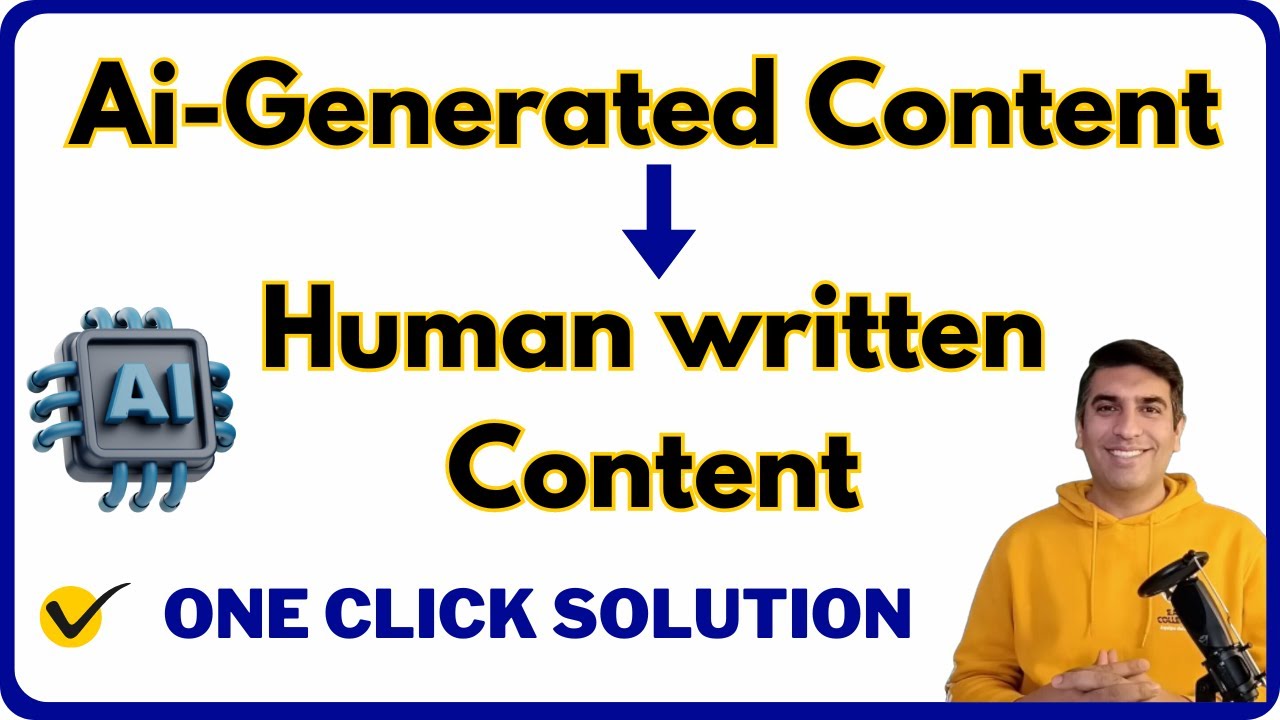 How to Convert Ai Generated Text into Humane Written Text