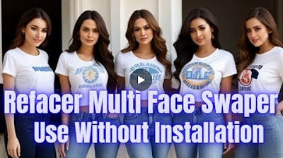 Revolutionize Videos with Refacer: One-Click Multi-Face Swap Tool - No Install Needed!